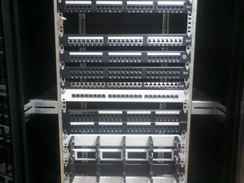 Пасивне мережеве обладнання: кабелі, патч-панелі, шафи, стійки та комп 6