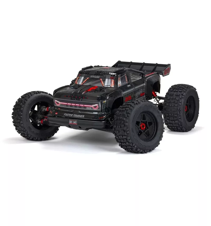 Arrma 1/5 Outcast 8S EXB AVC 4X4 RTR Brushless Stunt Truck,  Black