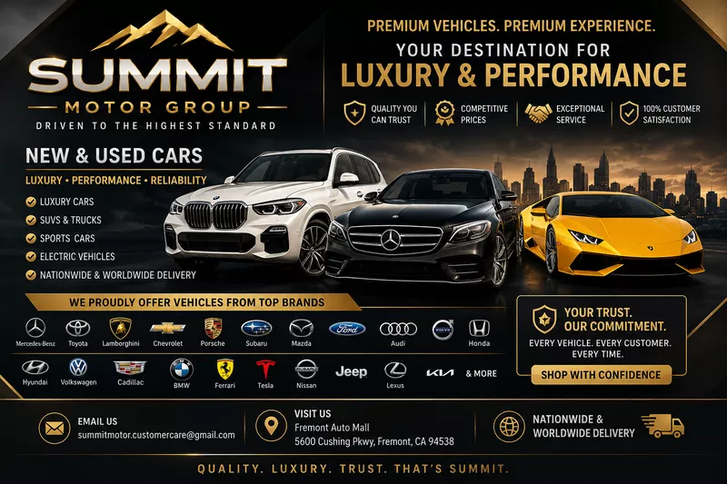 Quality New & Used Cars for Sale – Great Deals Available