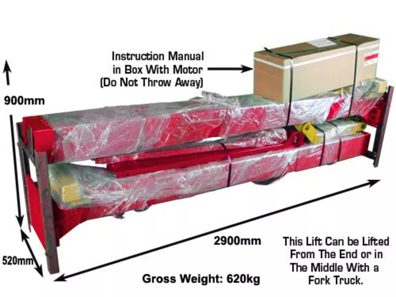 Подъемник для СТО двох стоичный 3