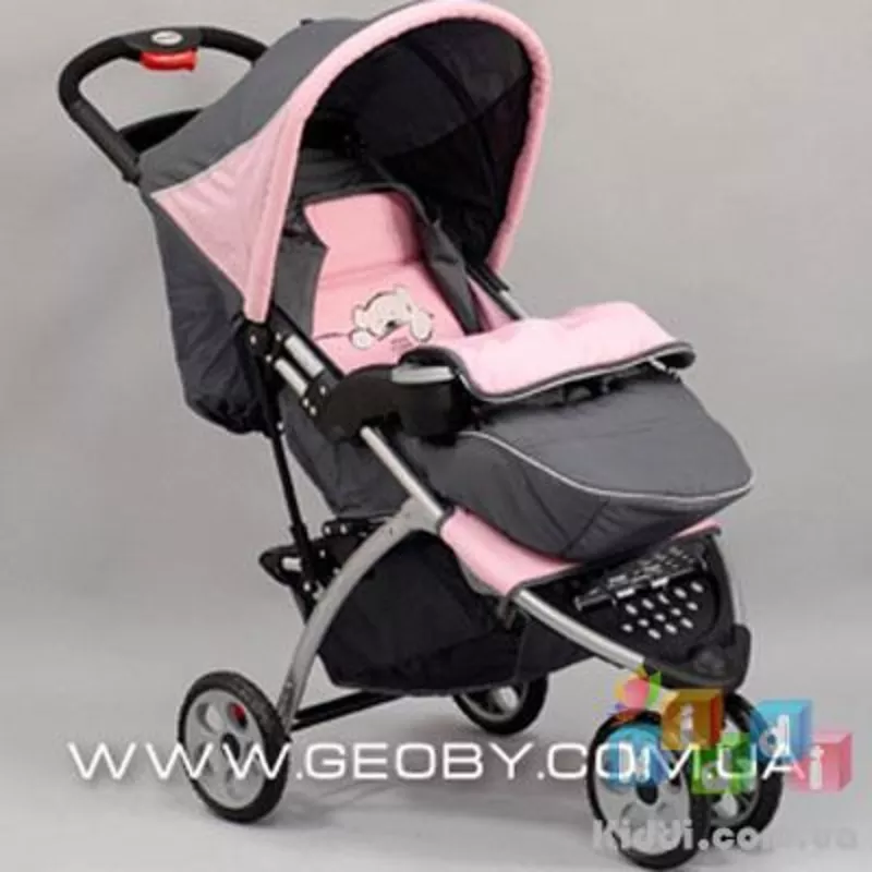    Продам прогулочную коляску Geoby C922. Цвет розовый.